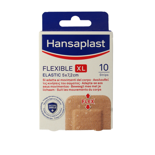Hansaplast Flexible XL 5 x 7.2cm 10.00 Stuks