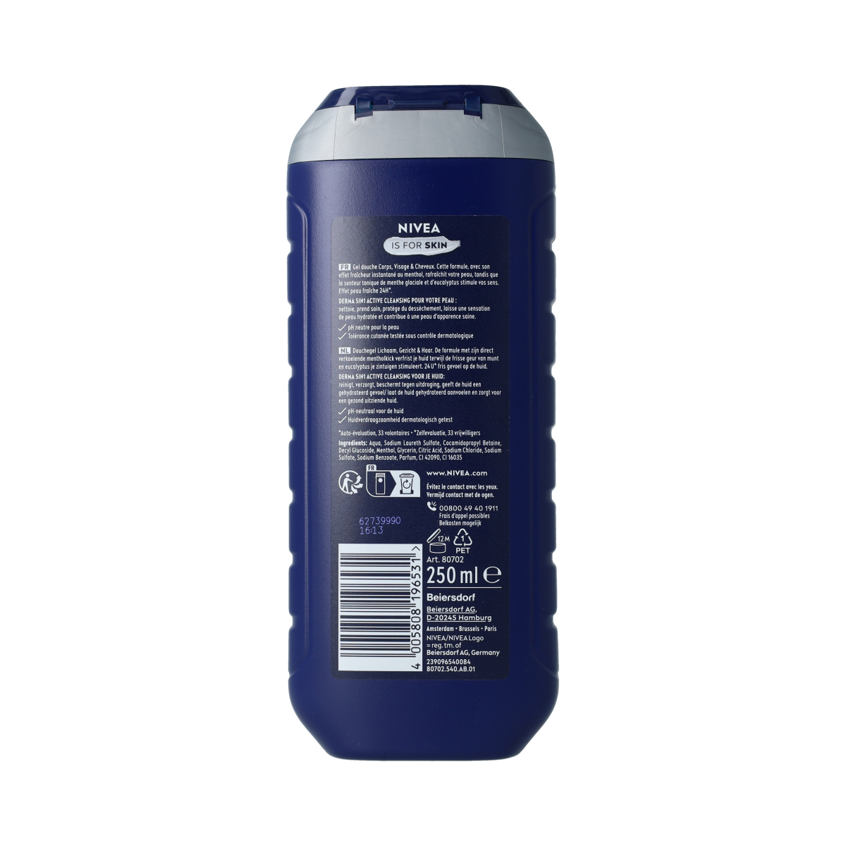 Nivea Men cool kick douchegel 250.00 Milliliter