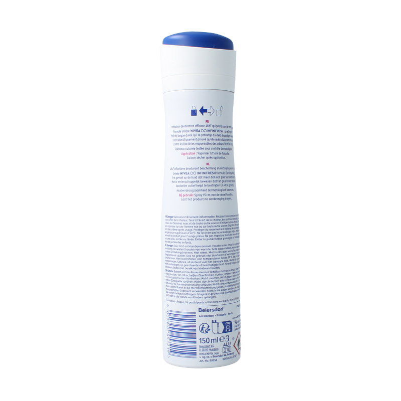 Nivea Deodorant fresh flower spray 150 Milliliter