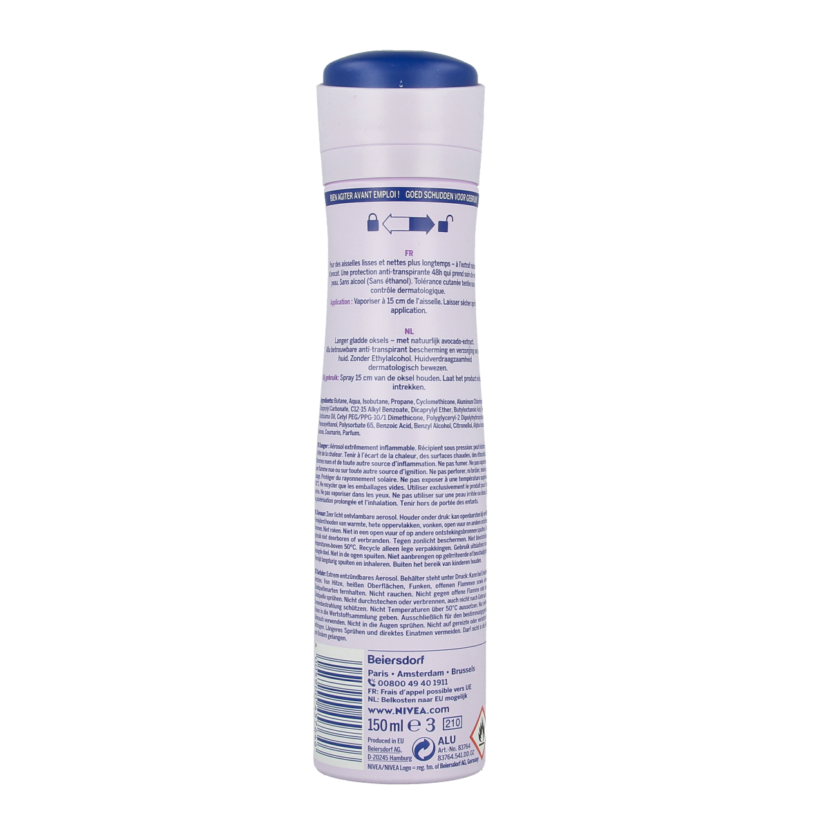 Nivea Deodorant double effect spray  150.00 Milliliter
