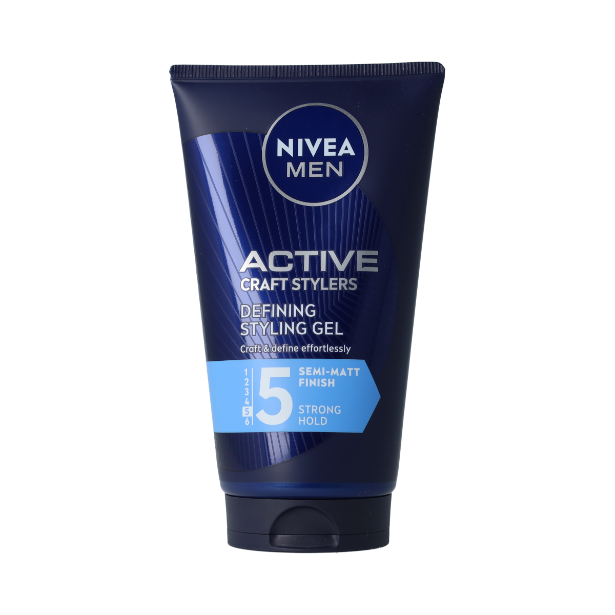 Nivea Men styling gel matte, 150ml, hair styling product with a smooth, matte finish for men's hair.