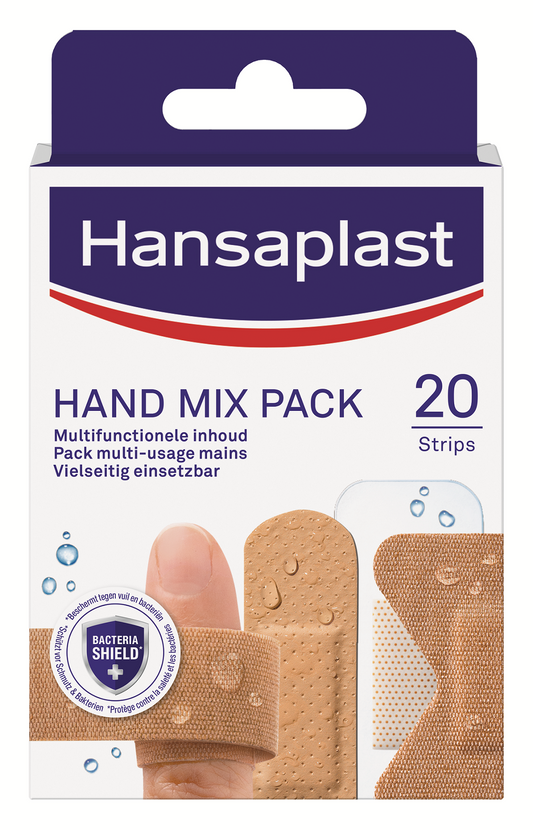 Hansaplast Hand mix pack pleisters 20.00 Stuks
