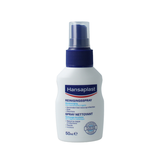 Hansaplast Hansaplast reinigingsspray 50.00 Milliliter