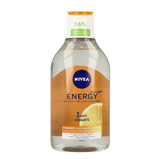 Nivea Micellair water energy met vitamine C  400 Milliliter