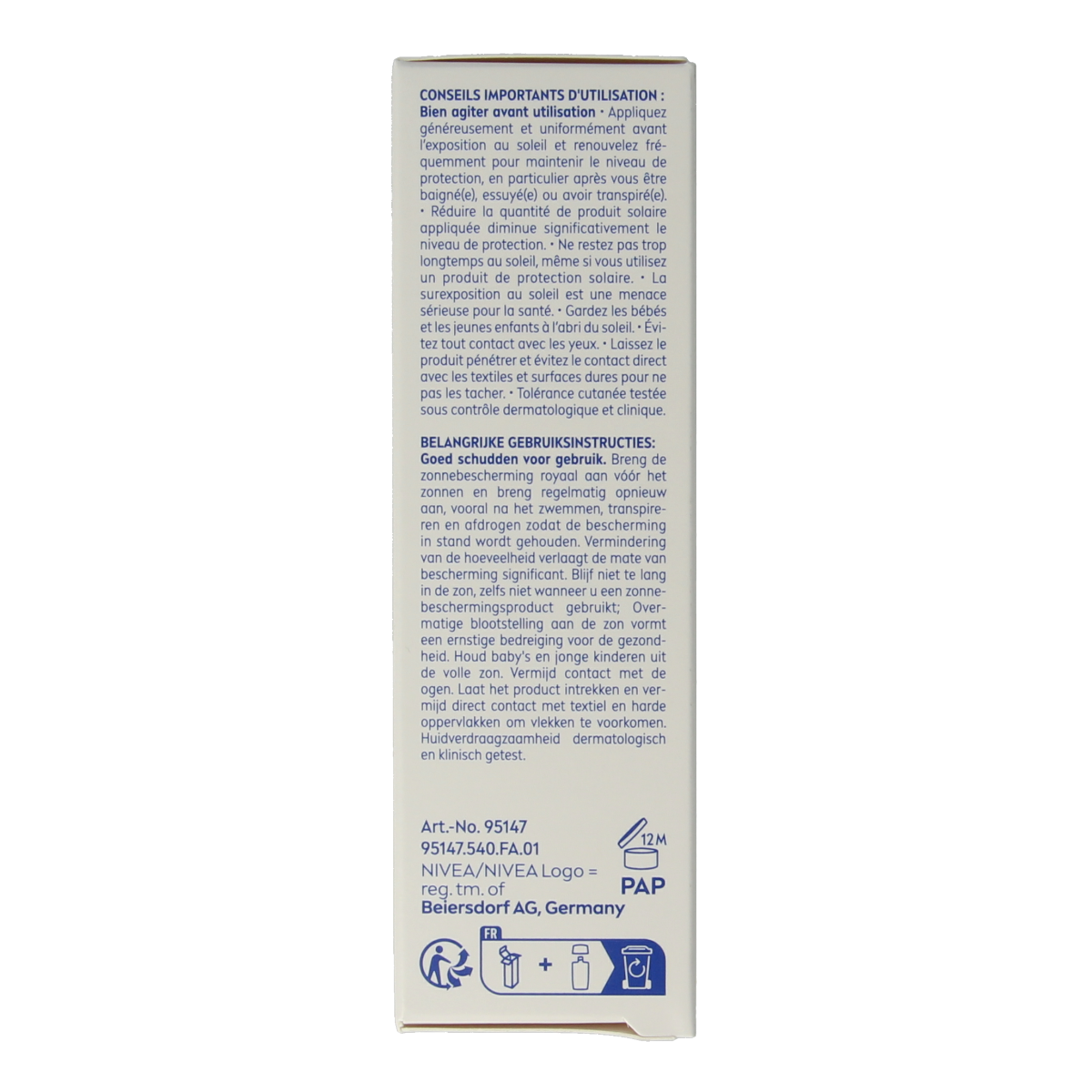 Nivea Sun face blemish control SPF50+ 40.00 Milliliter