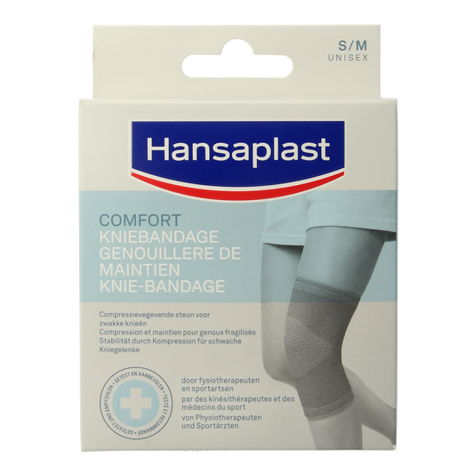 Hansaplast Sport kniebandage S/M 1.00 Stuks