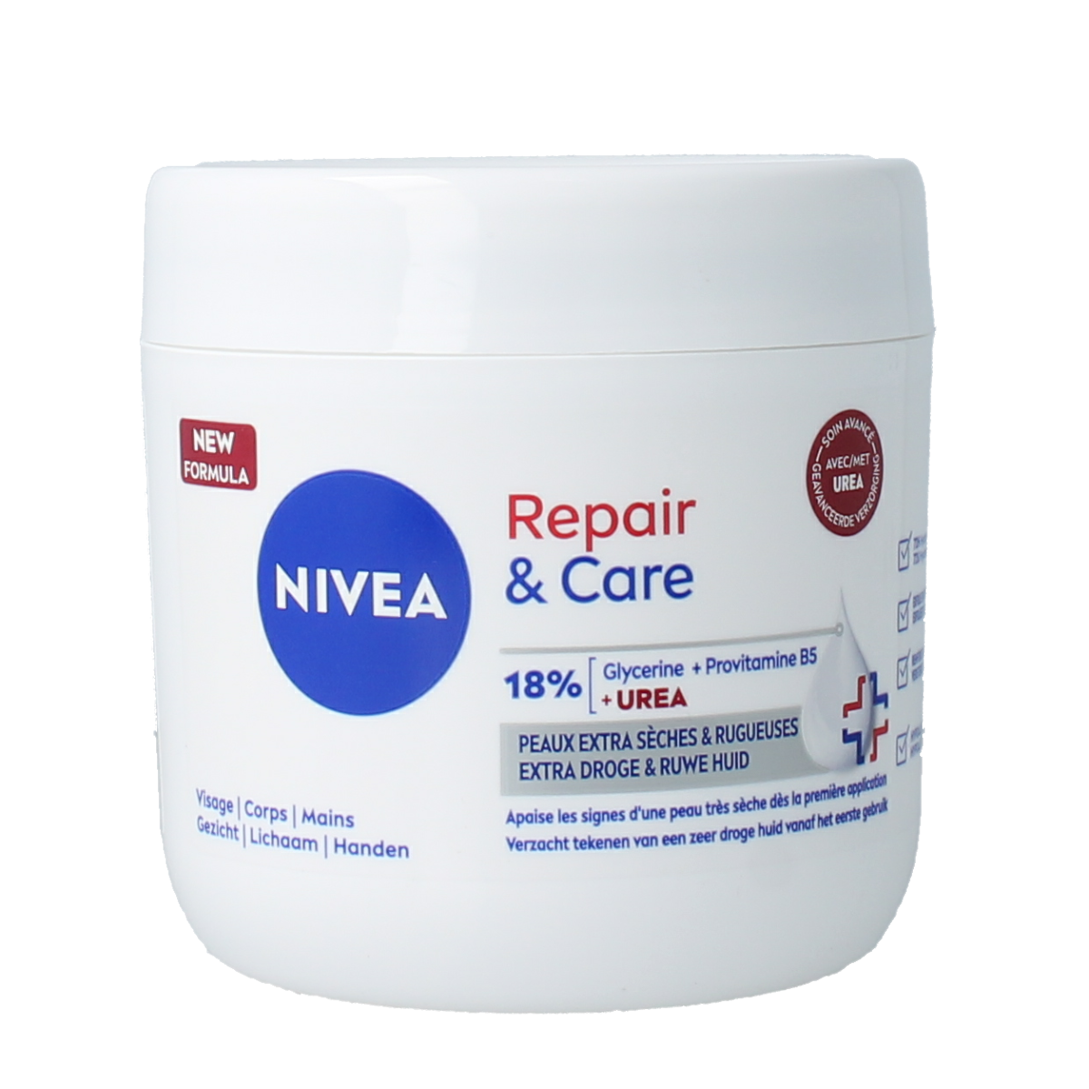 Nivea Body repair & care urea creme 400.00 Milliliter