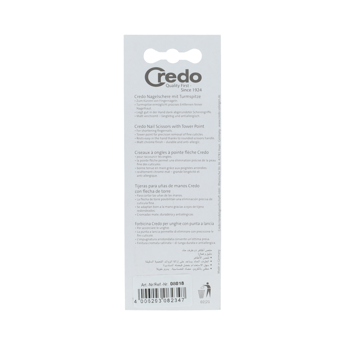 Credo Nagelschaar torenspits 1.00 Stuks