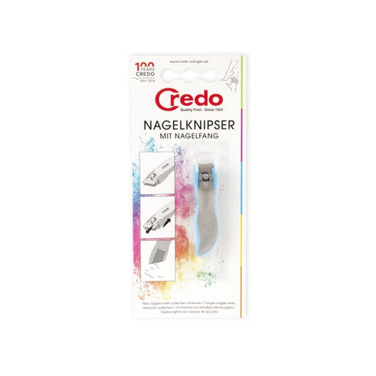 Credo Nagelknipper boog opvang assorti set of manicure and pedicure tools with curved nail clippers and attachments.
