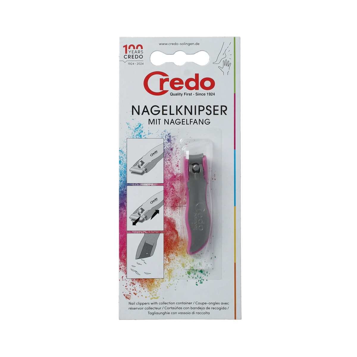 Credo Nagelknipper boog opvang assorti 1.00 Stuks