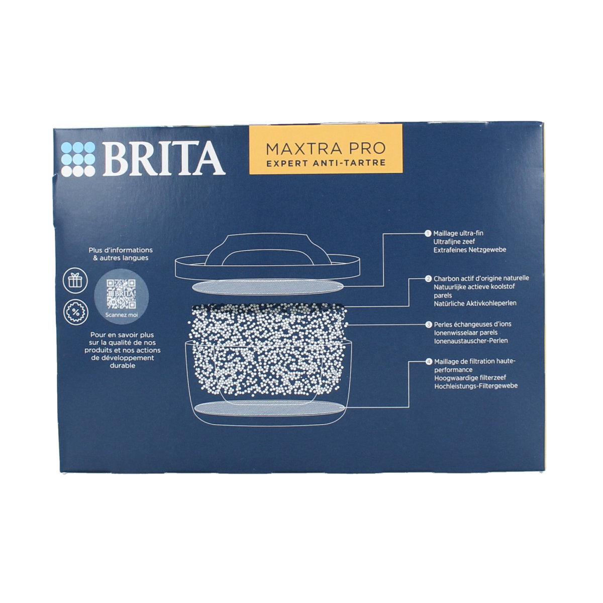 Brita Waterfilterpatroon maxtra pro kalk expert 4 pack 4.00 Stuks