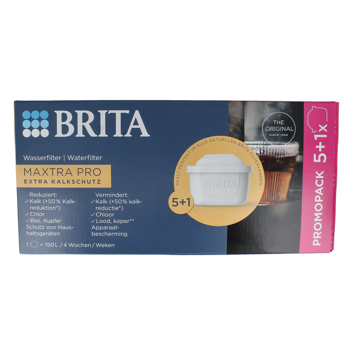 Brita Filter maxtra 5+1 pro kalk expert 6.00 Stuks