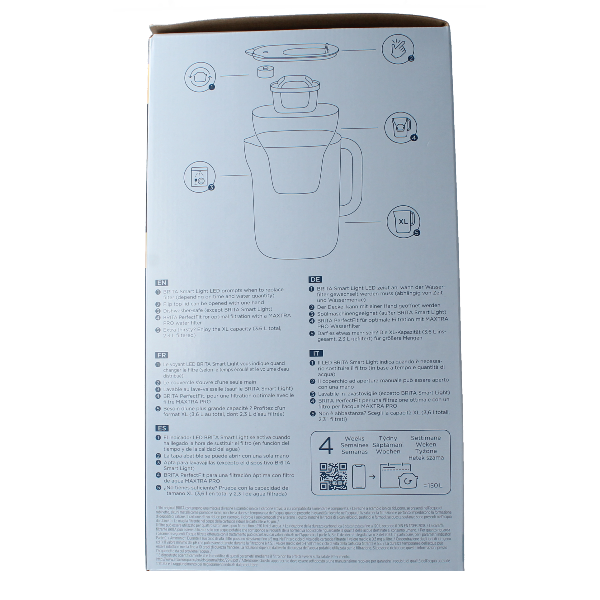 Brita Style essential XL wit+3 maxtra pro pure perf 1.00 Set