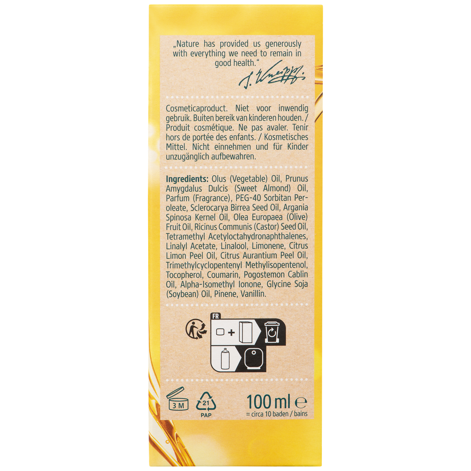 Kneipp Badolie Beauty Secret 100.00 Milliliter