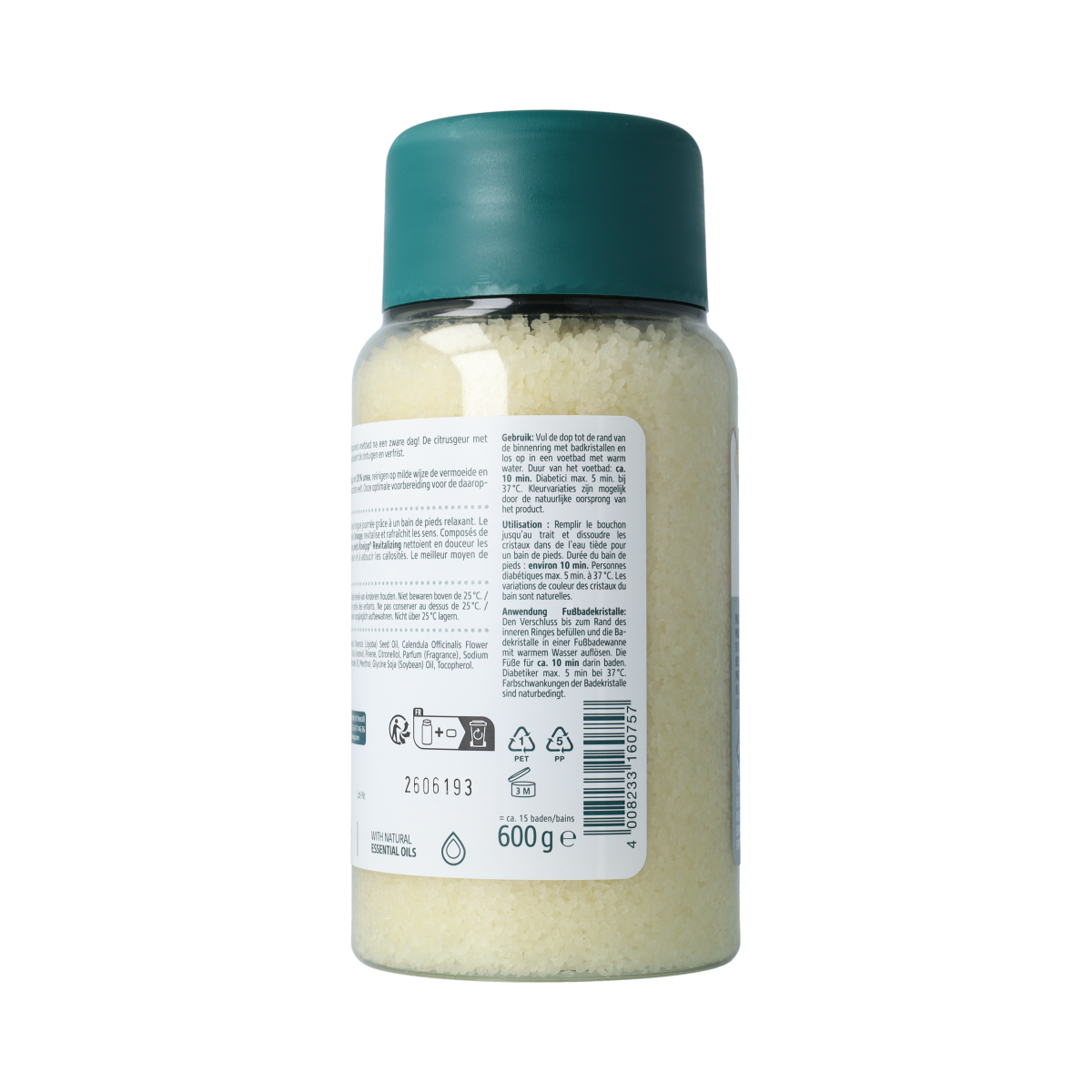 Kneipp Voetbadkristallen Revitalizing 600.00 Gram