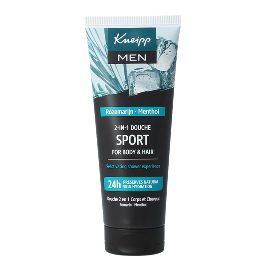 Kneipp Douche men 2 in 1 sport mini 75.00 Milliliter
