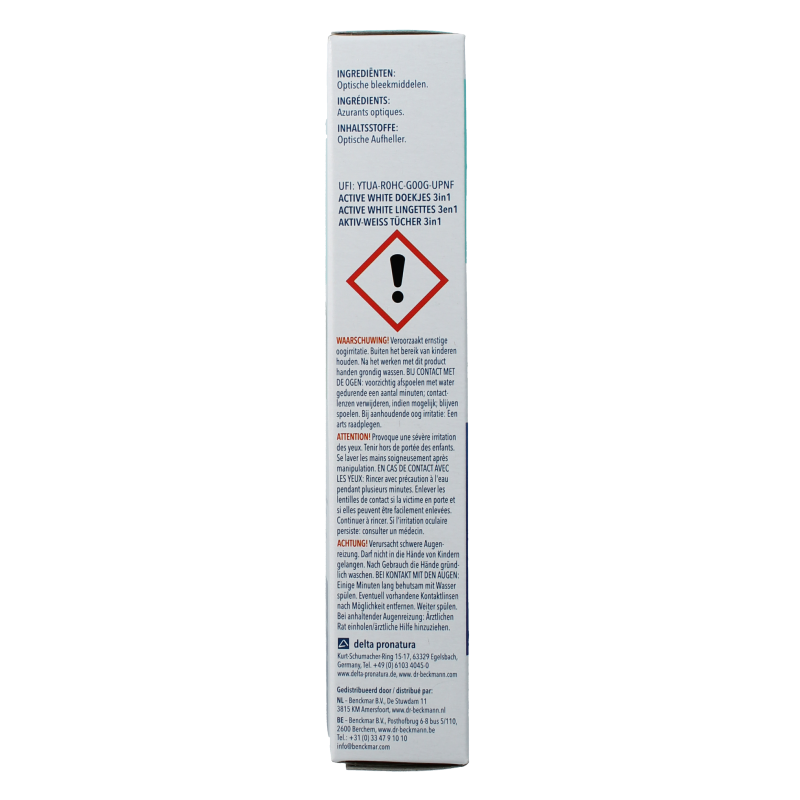 Dr.Beckmann Doekjes active white 15.00 Stuks