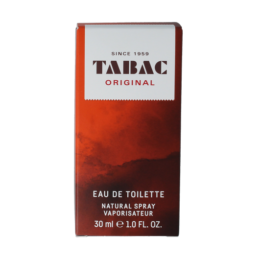 Tabac Original eau de toilette spray in 30ml bottle, featuring classic masculine scent with floral and woody notes.