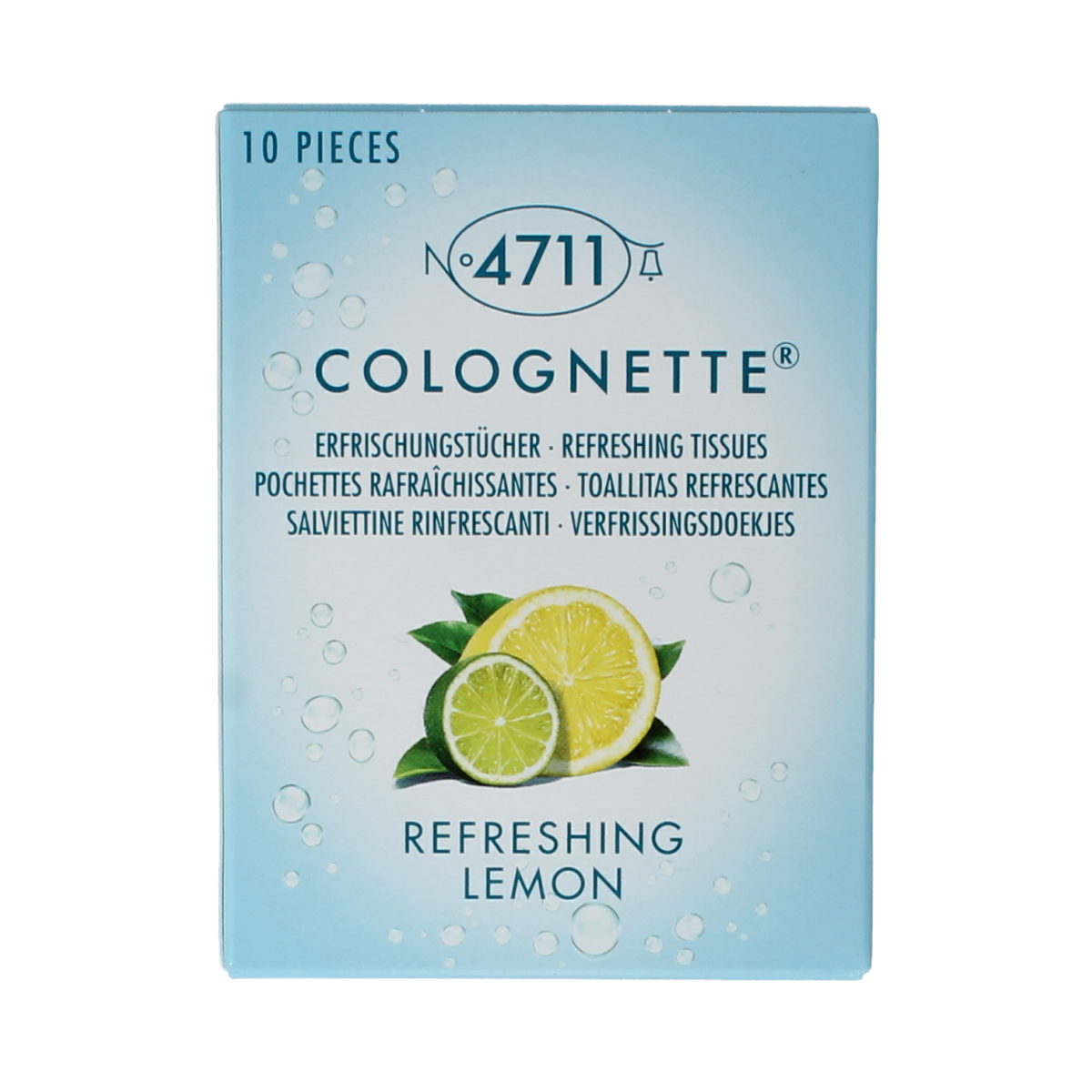 4711 Colognettes tissues lemon 10.00 Stuks
