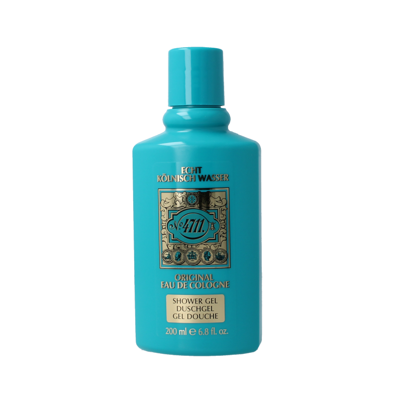 4711 Eau de Cologne shower gel in 200ml bottle, moisturizing Bad en Douche with fresh, aromatic scent from the renowned brand.