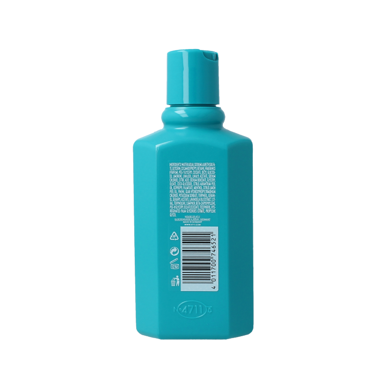 4711 Eau de Cologne shower gel 200ml, Bad en Douche, with refreshing citrus scent, in a clear bottle with 4711 branding.