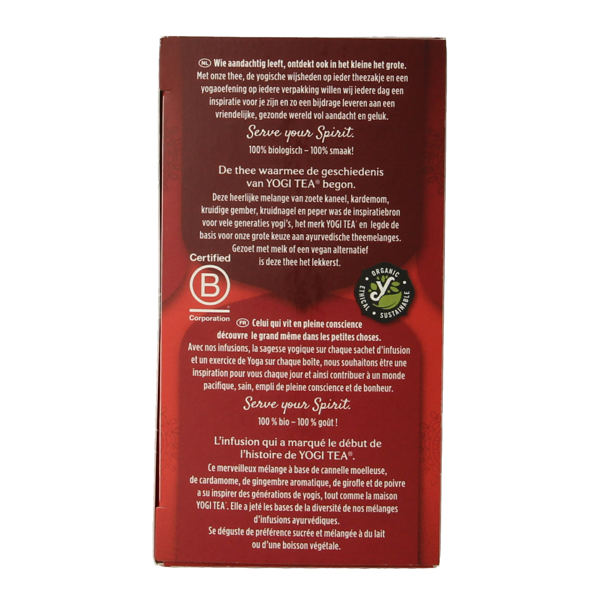Yogi Tea Classic chai bio 17.00 Zakjes