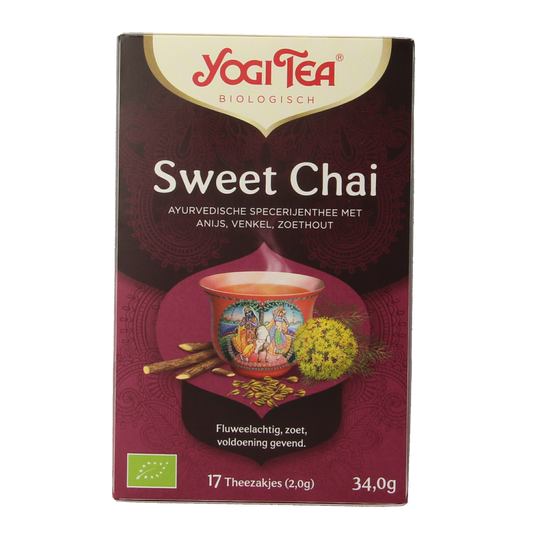 Yogi Tea Sweet chai bio 17.00 Zakjes