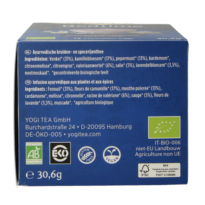 Yogi Tea Bedtime bio 17 Zakjes
