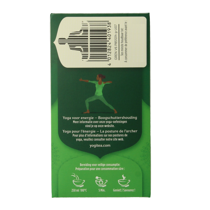 Yogi Tea Green energy bio 17 Zakjes