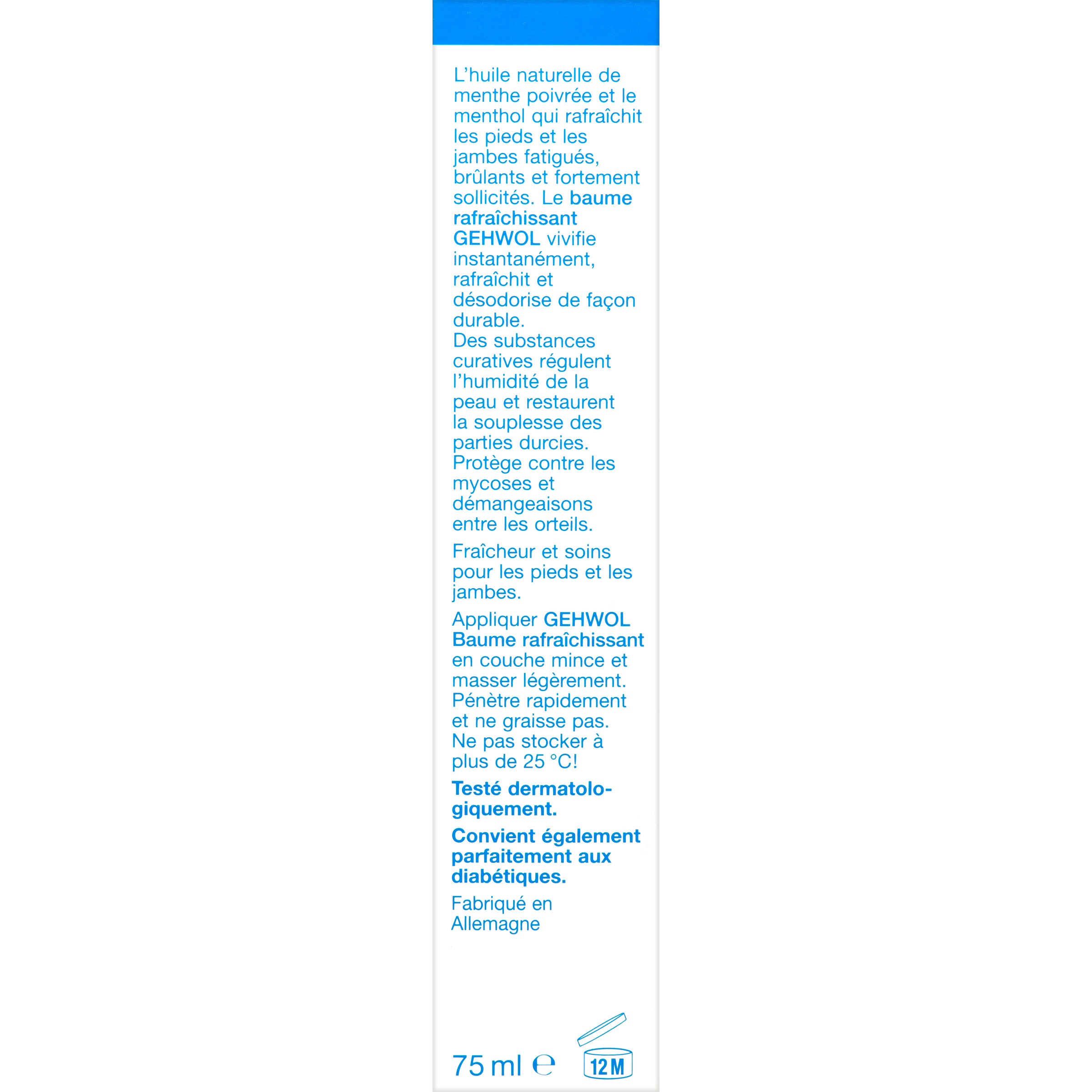 Gehwol Voetfris balsem 75.00 Milliliter