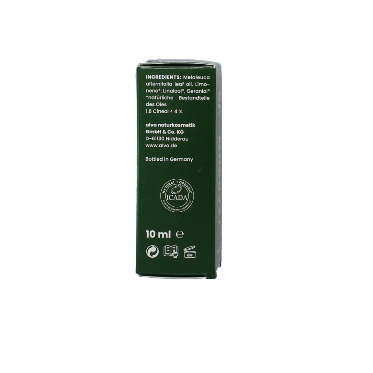 Alva Tea tree oil/theeboom olie 10.00 Milliliter