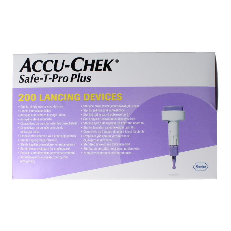 Accu-Chek Safe T-pro plus lancetten 200 Stuks