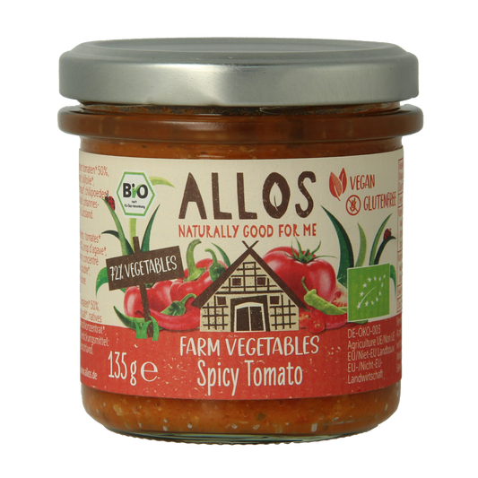 Allos Farm vegetables pittige tomaat bio 135.00 Gram