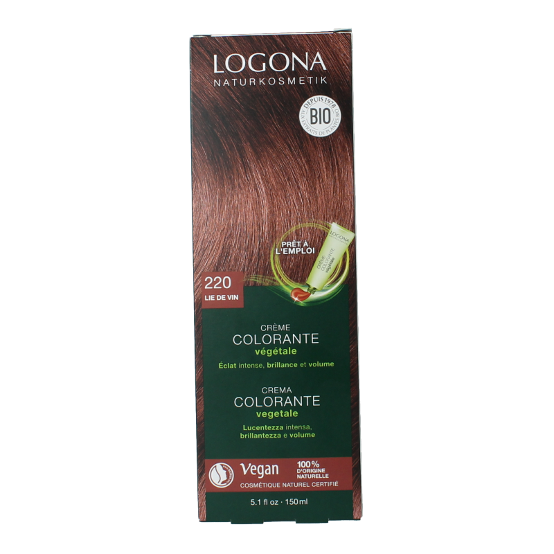 Logona Color creme 220 bordeaux 150 Milliliter