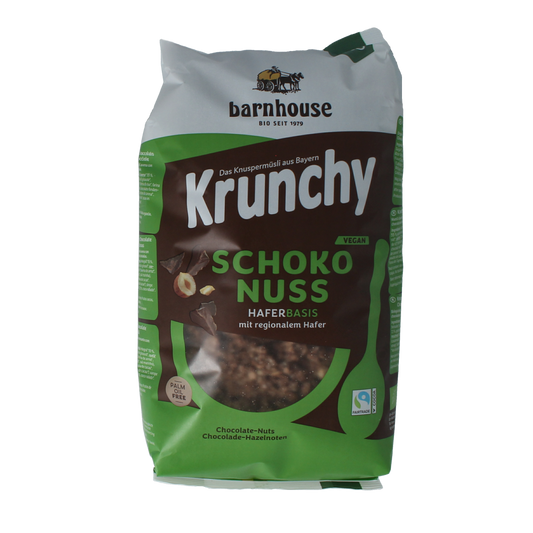 Barnhouse Muesli chocolade hazelnoot bio 750.00 Gram