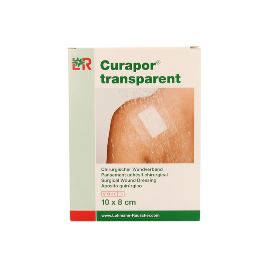Curapor Transparant 10 x 8cm steriel 5.00 Stuks