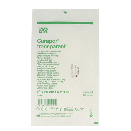 Curapor Wondverband transparant 10 x 20cm steriel 1.00 Stuks