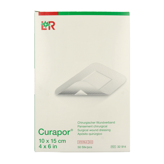 Curapor Wondpleister 10 x 15cm steriel 50.00 Stuks