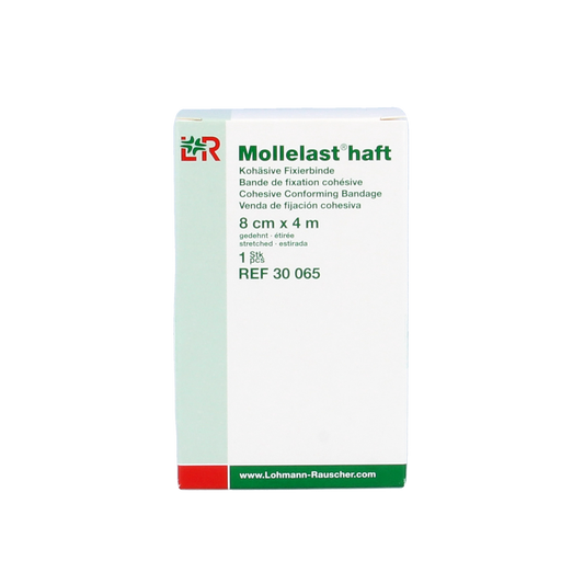 Mollelast Fixatiewindsel haft 4m x 8cm 1.00 Stuks