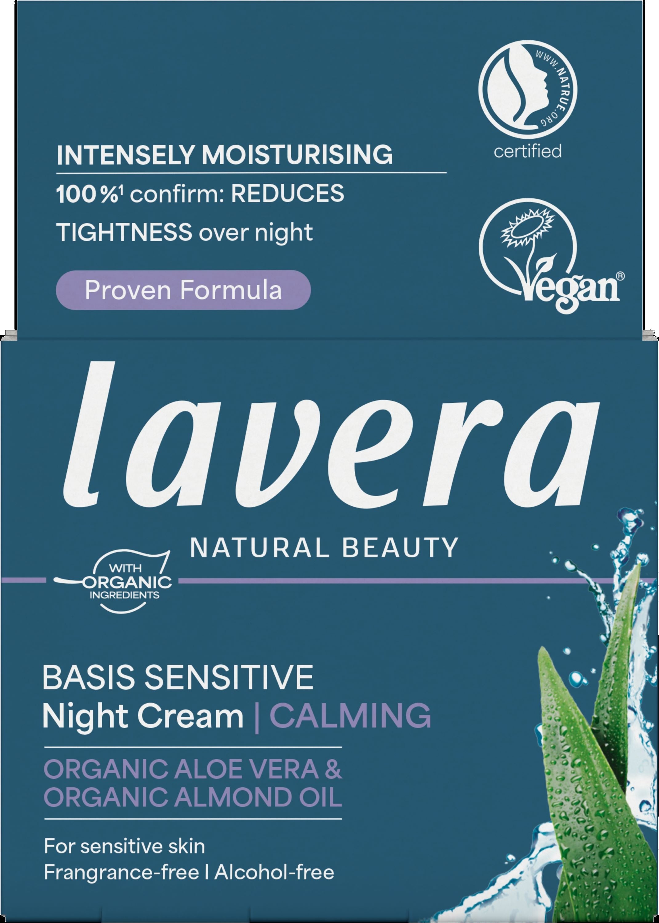 Lavera Op=Op Basis Sensitive calming night cream 50.00 Milliliter