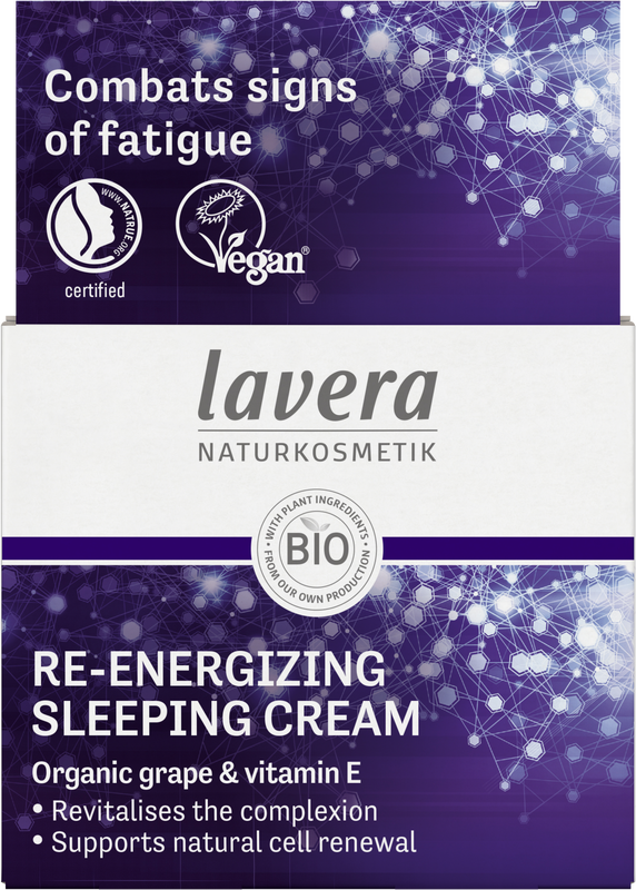 Lavera Re-Energizing sleeping cream nachtcreme bio 50.00 Milliliter