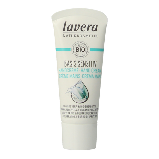 Lavera Basis sensitiv handcreme mini bio 20.00 Milliliter