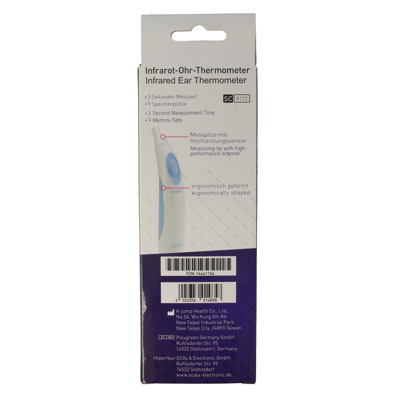 Scala Oorthermometer SC 8172 1 Stuks