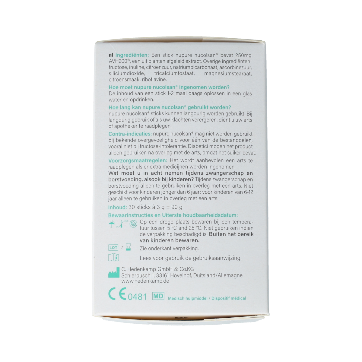 Nupure Nucolsan 30.00 Stuks