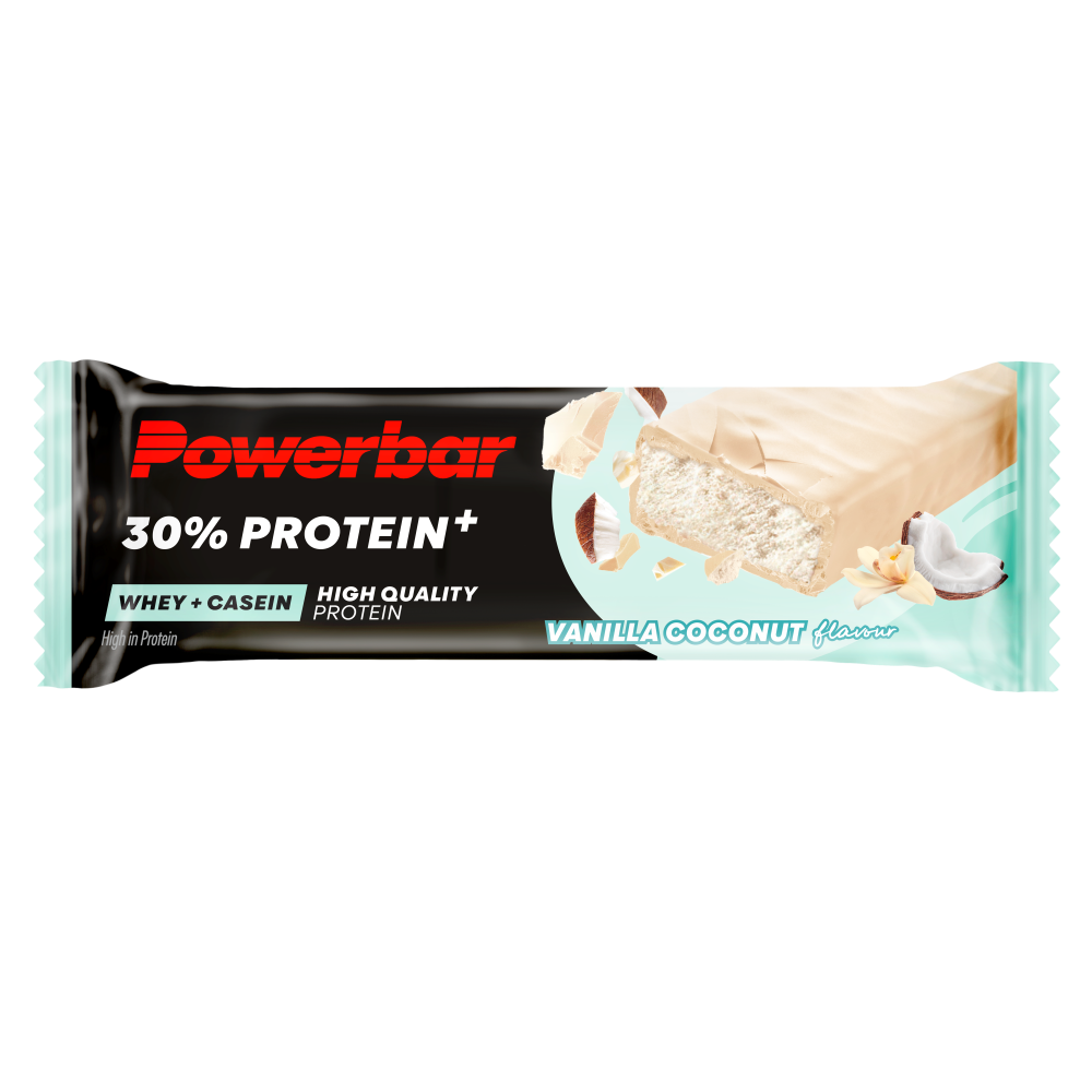 Powerbar Protein+ bar vanilla coconut 55 Gram