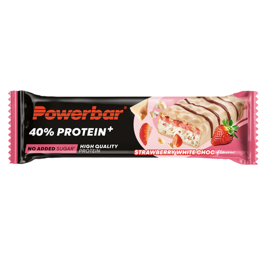 Powerbar Protein+ bar crisp strawberry & white chocolate 40.00 Gram