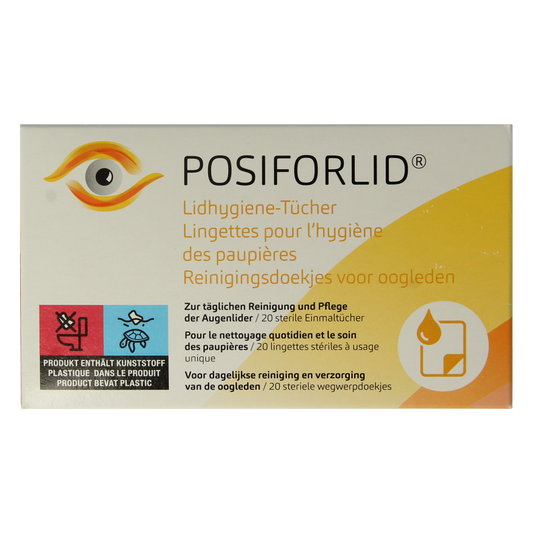 Posiforlid Posiforlid reinigsdoekjes oogleden 20.00 Stuks