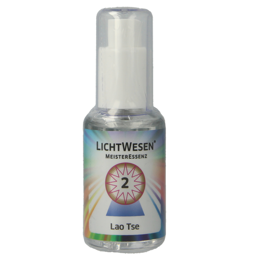 Lichtwesen Lao Tse tinctuur 30ml bottle, spiritual remedy with natural herbal ingredients, designed for spiritual wellness and balance.