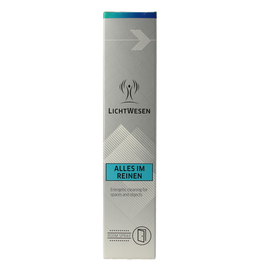 Lichtwesen energetische reinigingsspray in 150 ml bottle, spirituele reiniging en harmonisatie voor energievelden.