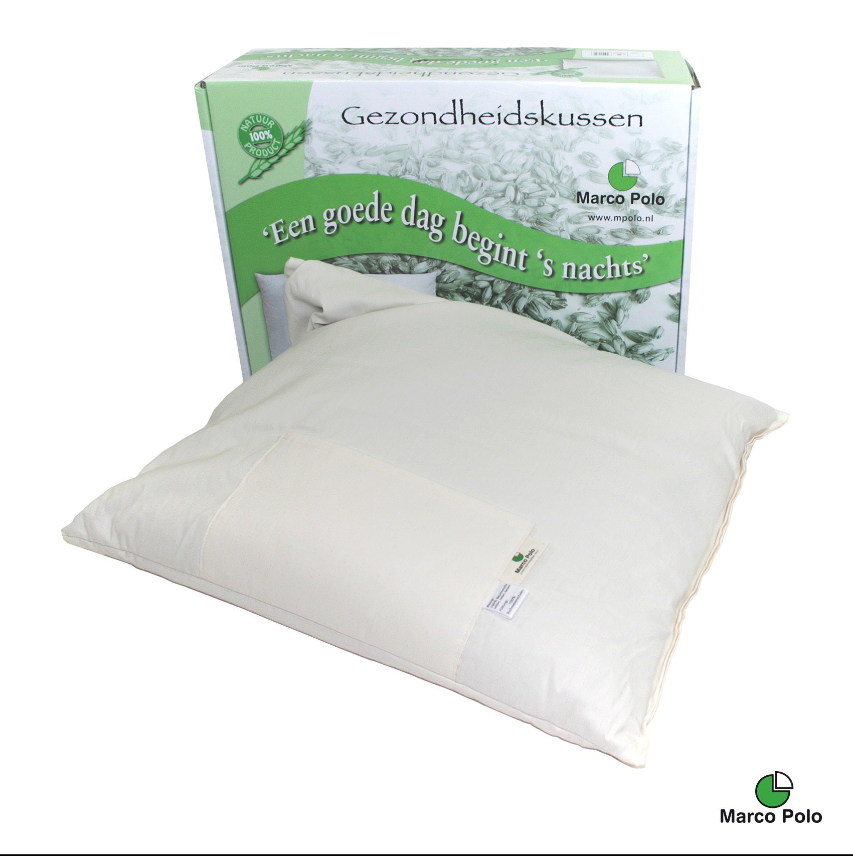 Marco Polo Boekweit kussen 60 x 70cm met ritssluiting 1.00 Stuks